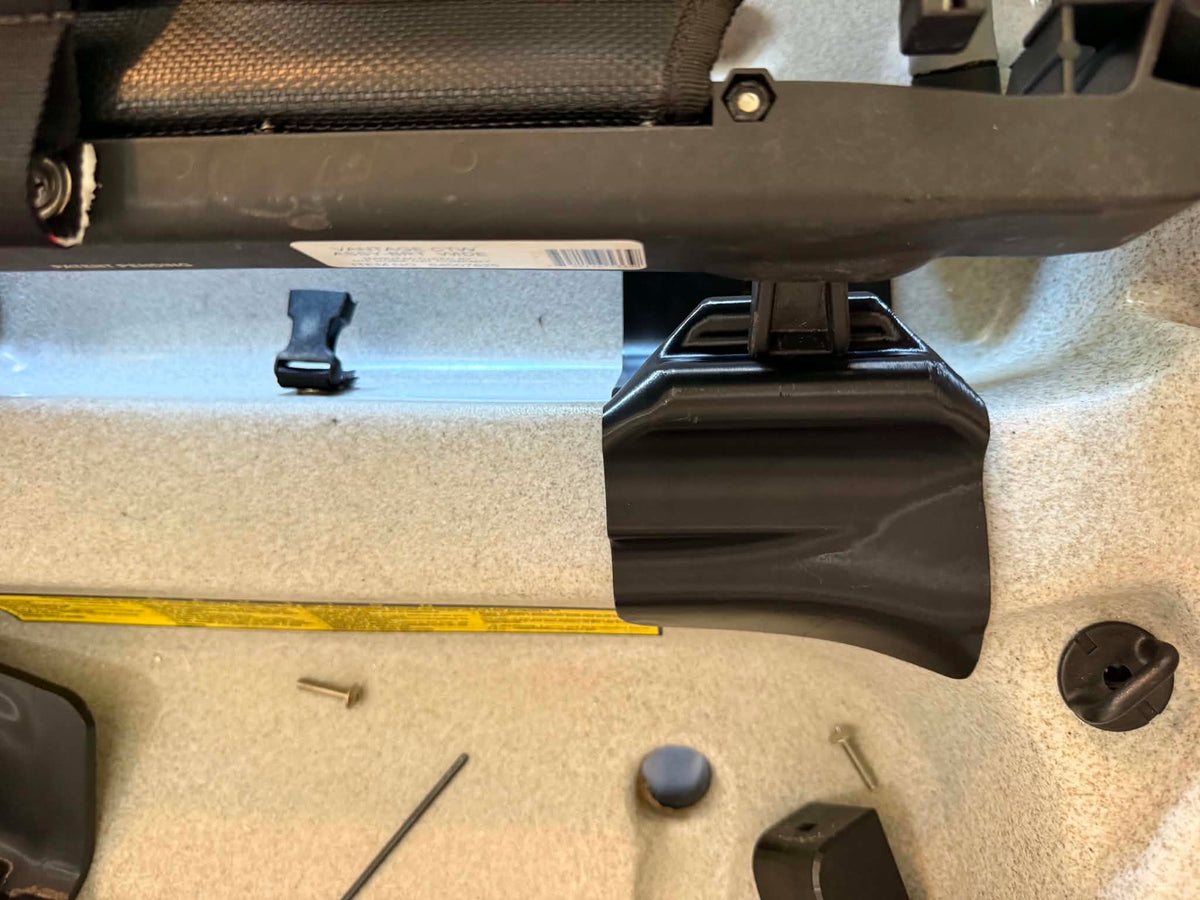 Hobie Outback Rear Seat Support Plates with 1.75" Rise - Universal