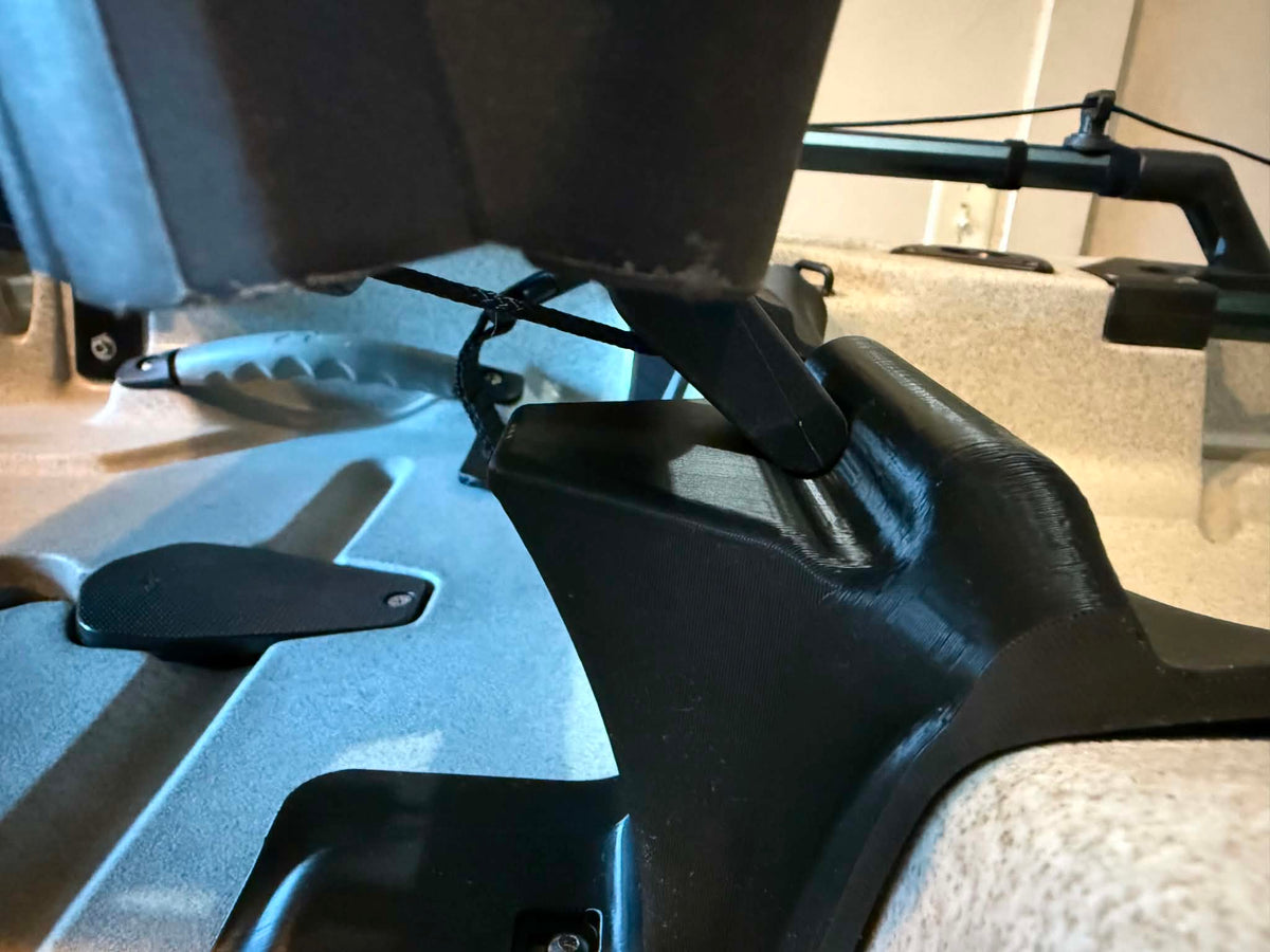 Hobie Outback Rear Seat Support Plates with 1.75" Rise - for use with SAI front risers only
