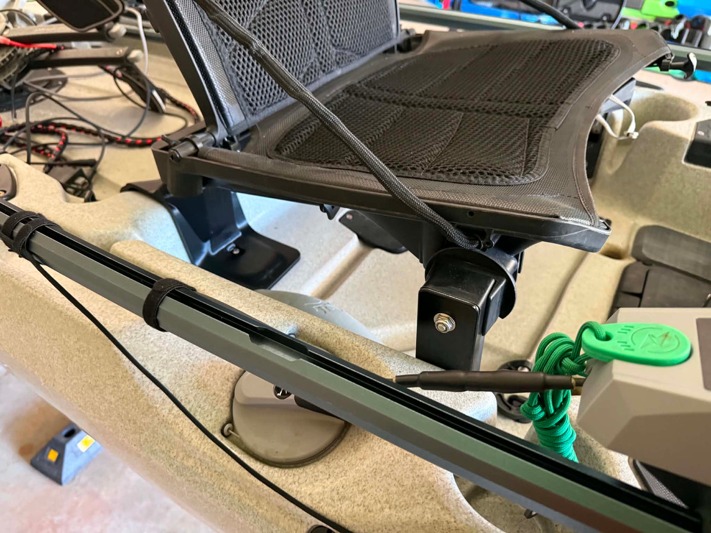Hobie Outback Rear Seat Support Plates with 1.75" Rise - for use with SAI front risers only