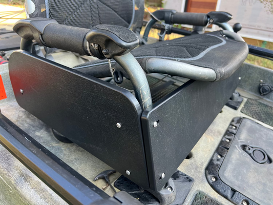 Hobie Vantage Seat Accessory Plate - Front + 2 Tall Sides - Kit with Brackets