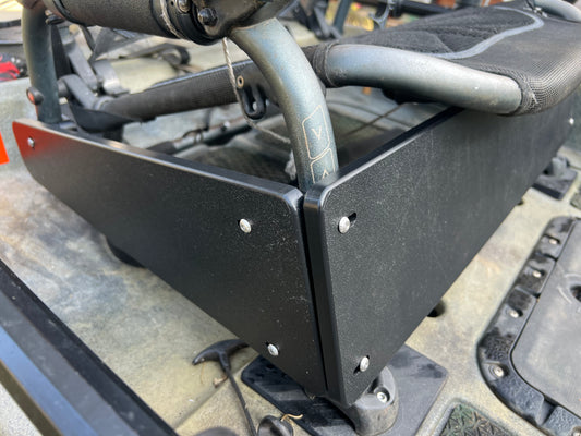 Hobie Vantage Seat Accessory Plate - Front + 1 Side - Kit with Brackets