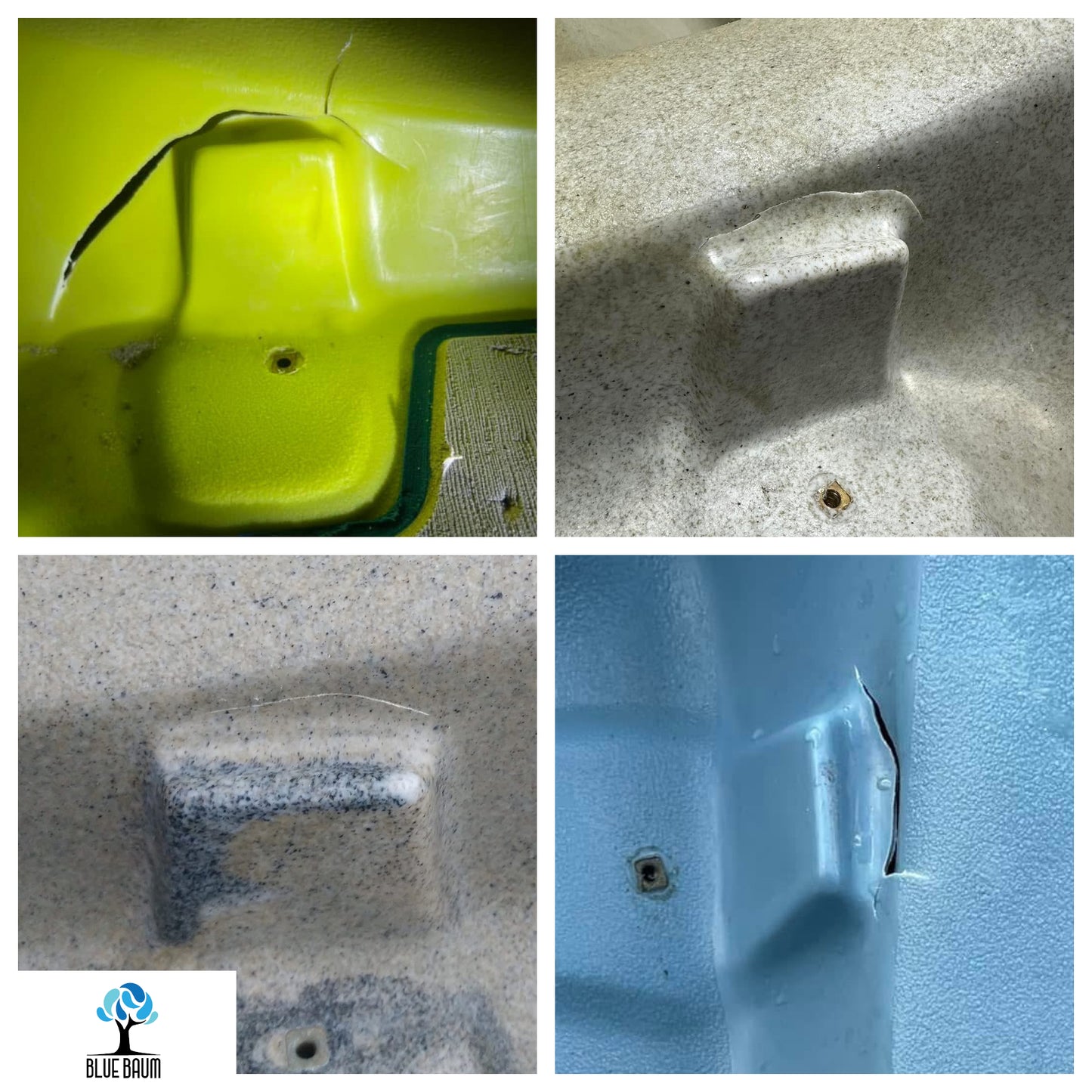 Hobie Outback Rear Seat Support Plates