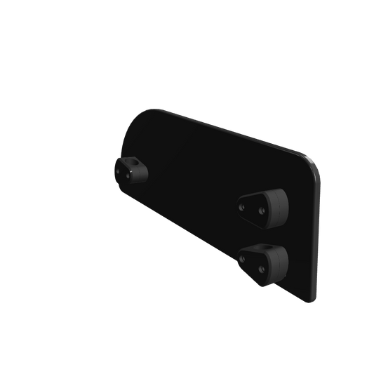 Hobie Vantage Seat Accessory Plate - Tall Side Kit with Brackets